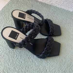 Dolce Vita Nairi Braided Strappy Sandal Black Size 8.5